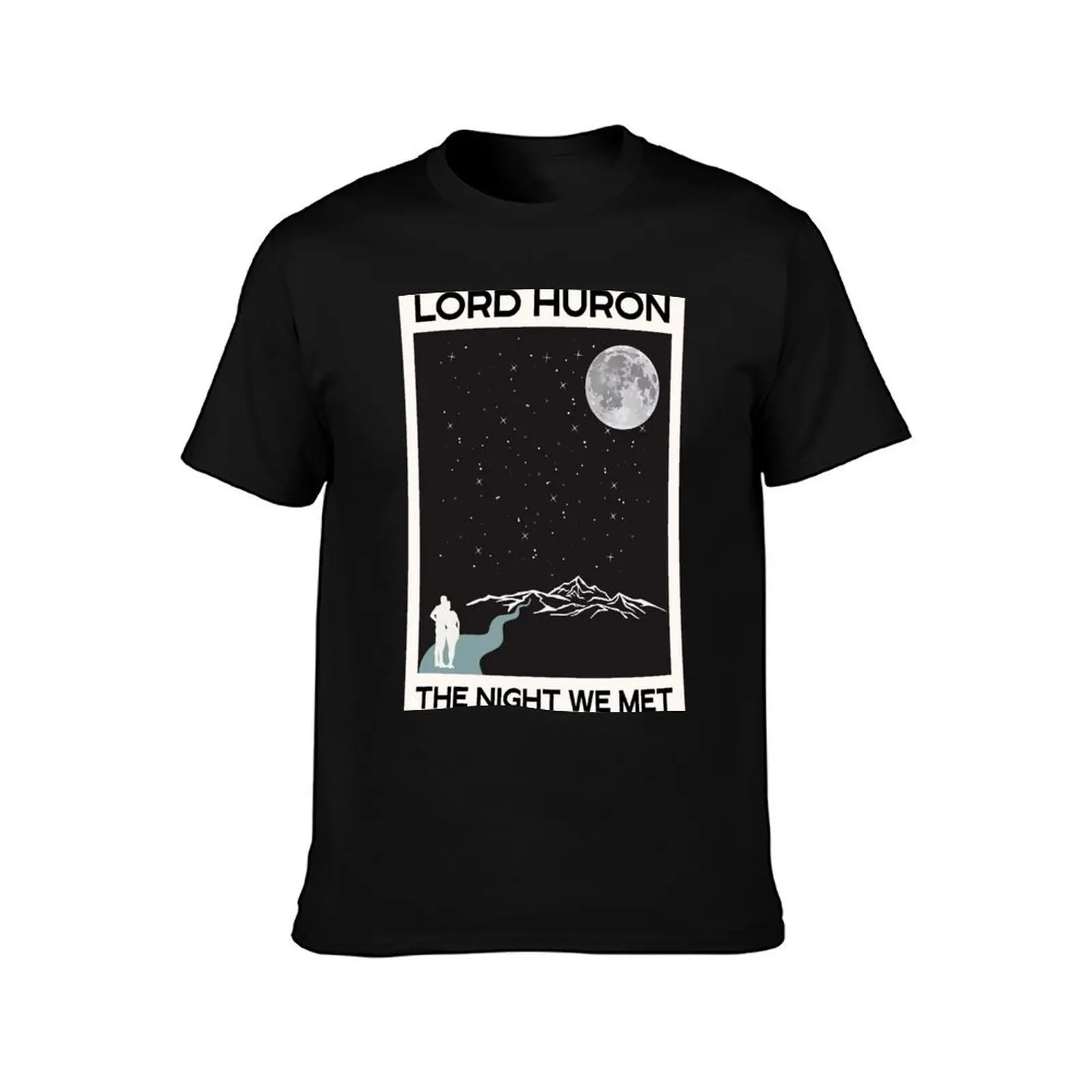 Lord Huron,The Night We Met Gig T-Shirt Large Size Soft Cotton T-Shirt