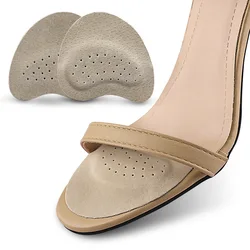 Heels Feet Pads Comfortable leather insoles Half Insoles Women Shoes Pads Foot Care Products Sandals Forefoot Non-slip Cushion