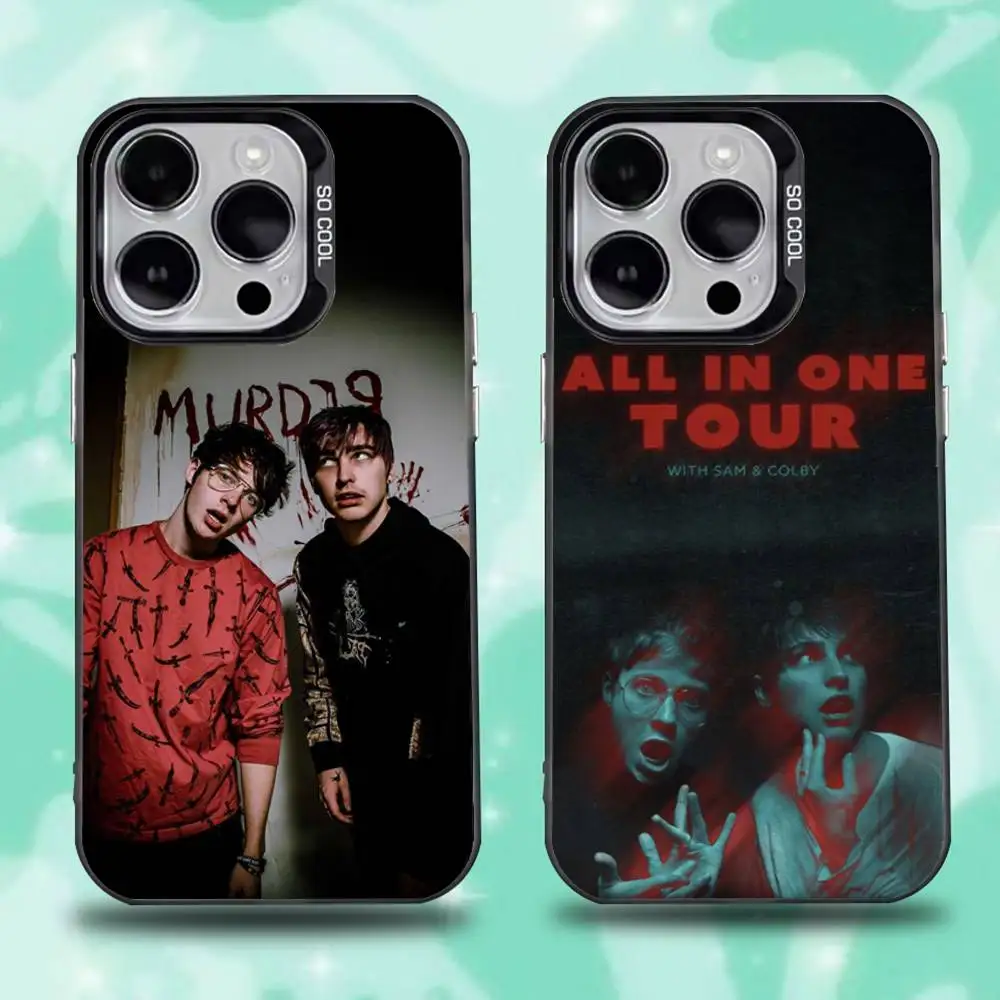 

X-Xplr Sam And C-Colby Phone Case For iPhone 16,15,14,13,12,11,Mini,Pro,E,SE4,XS,MAX Black Candy Matte Cover
