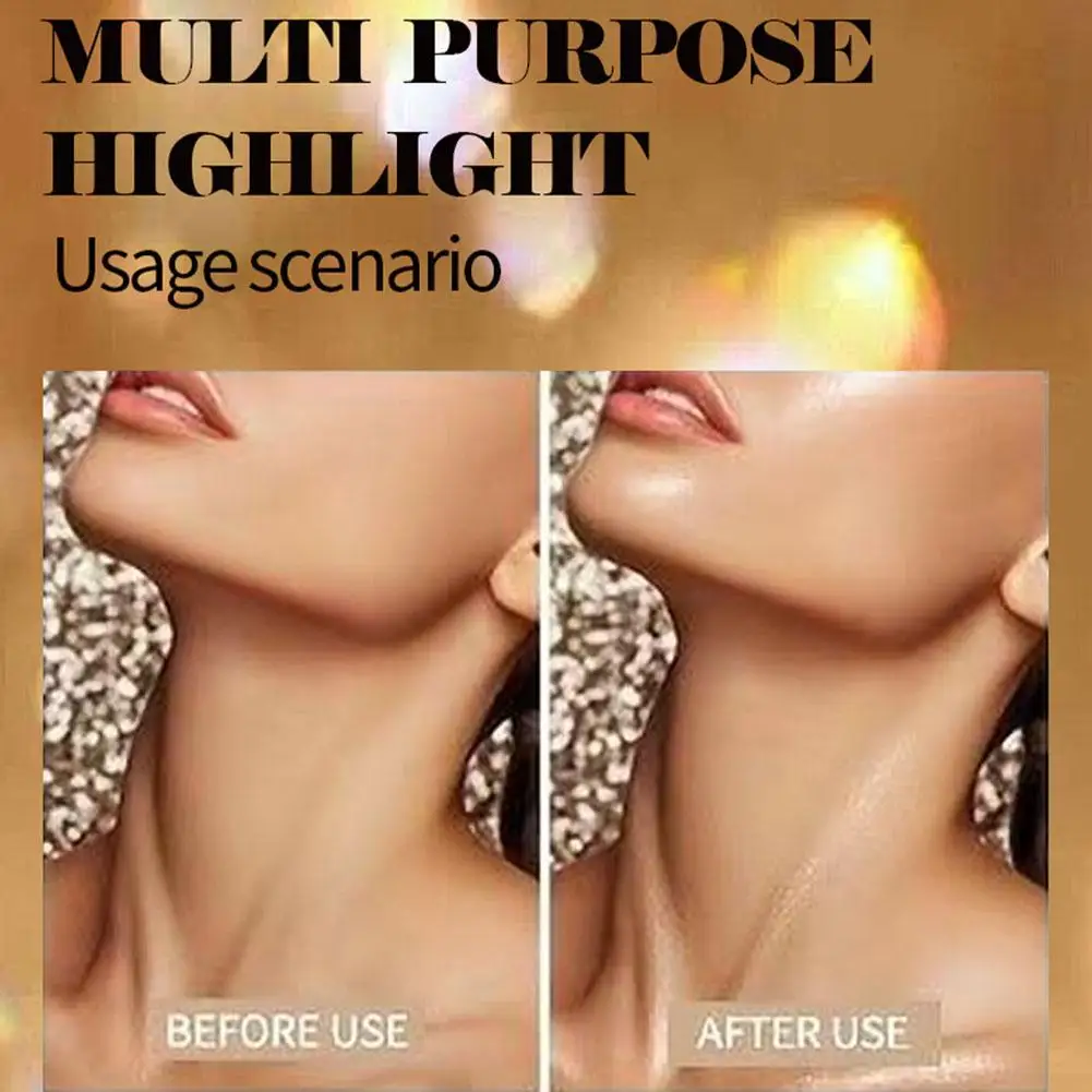 30 ミリリットルフレグランスシマーグリッタースプレーシャイニング明るくハイライターパウダースプレー長期的な体毛ハンドネック服