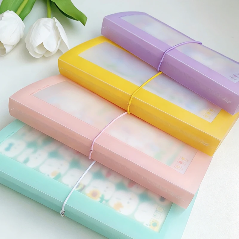 

Macaron Color Series Storage Album Pastel Multi-Pocket Binder for Stickers，Photos & Scrapbooking Materials