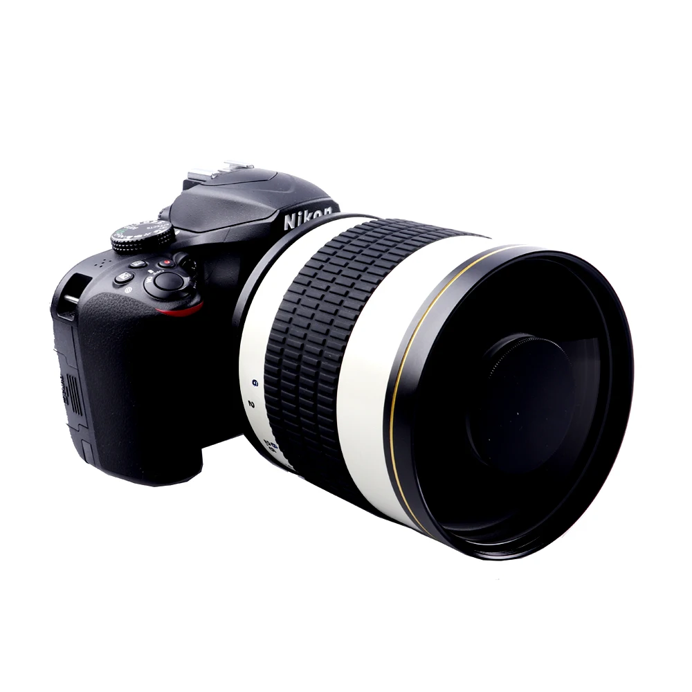 Lightdow Fixed Focus 500 mm F6.3 Tele-Handspiegelobjektiv mit T2-Mount-Adapterring für Nikon Canon Pentax Sony DSLR-Kameras – Detail 8