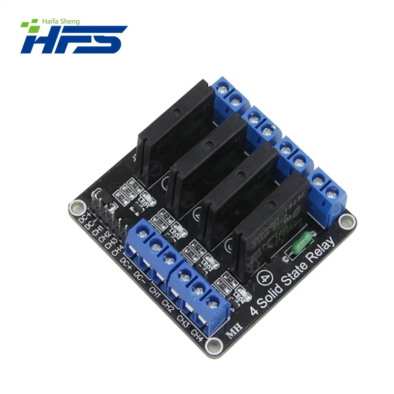 12V Relay 1 2 4 8 Channel SSR modul Relay Solid State Level rendah tinggi 250V 2A UNTUK Arduino