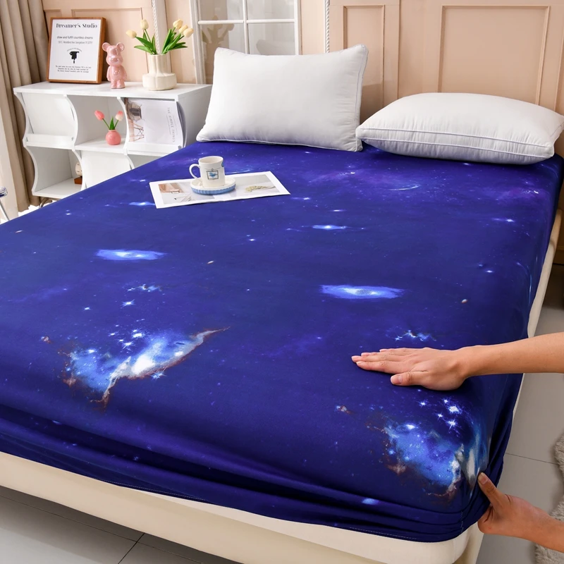 

Waterpoorf Elastic Fitted Sheet Couple 2 Seater Sheets Double Bed Sheets Bed Linen Single Bed Cover Mattresses Cover 160x200