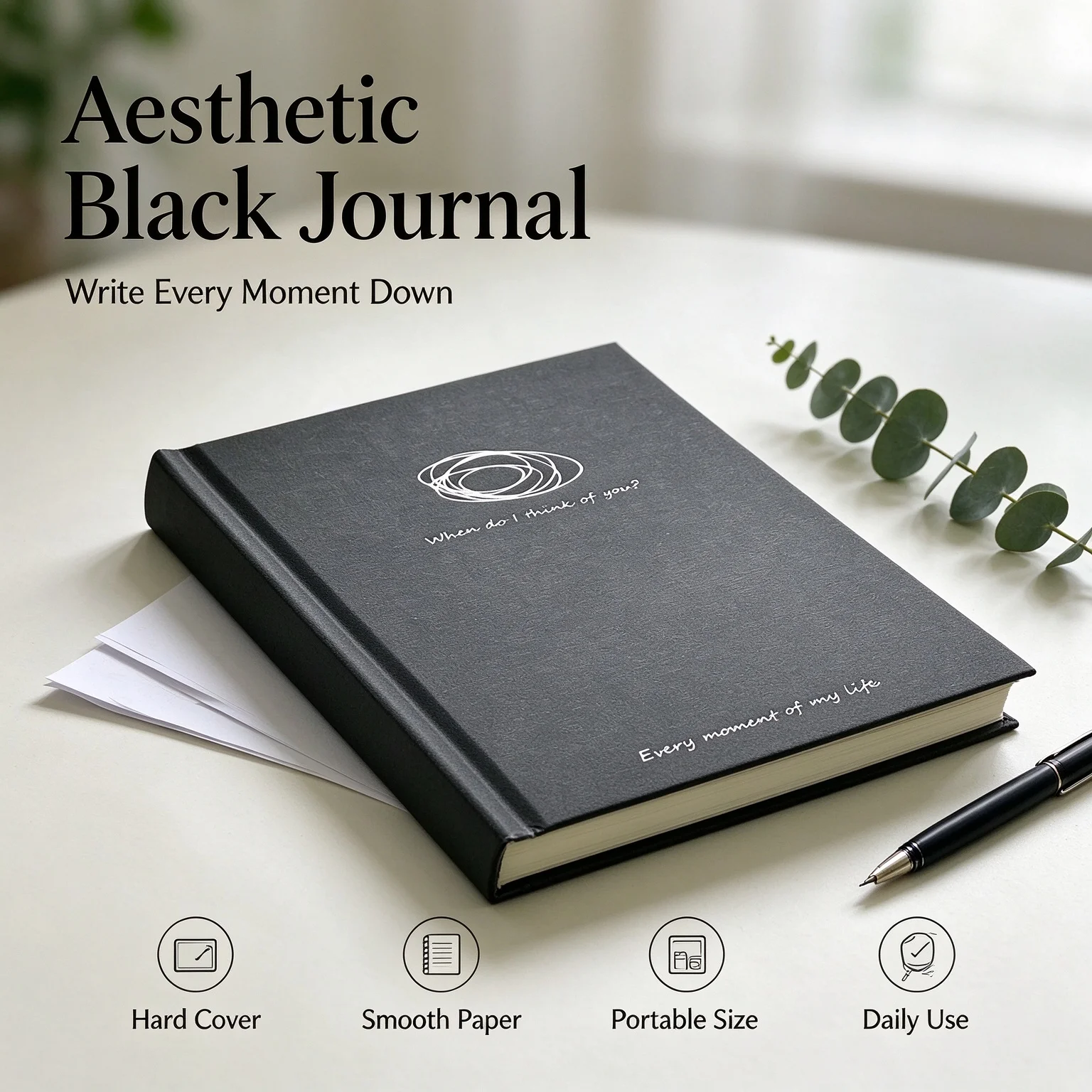 Minimalist B6 niche blank hard shell notebook ins face value postgraduate entrance examination diary DIY handbook