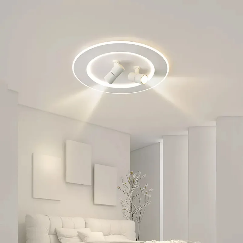 Minimalist Bedroom Ceiling Light Minimalist Modern led Ceiling Lamp Creative Spotlight Circular Ultra-thin High-end Study Lights