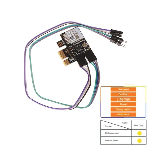 A3 Tuya Wifi PC Power Switch Desktop Computer Remote Boot Startup Card Telecommuting PICE MINI Card-New