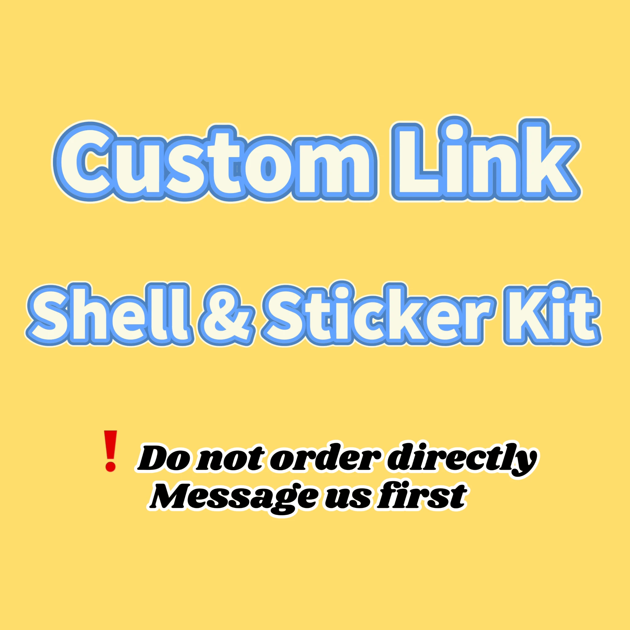 Custom DIY Replacement Shell & Sticker Kit for Game Cartridge