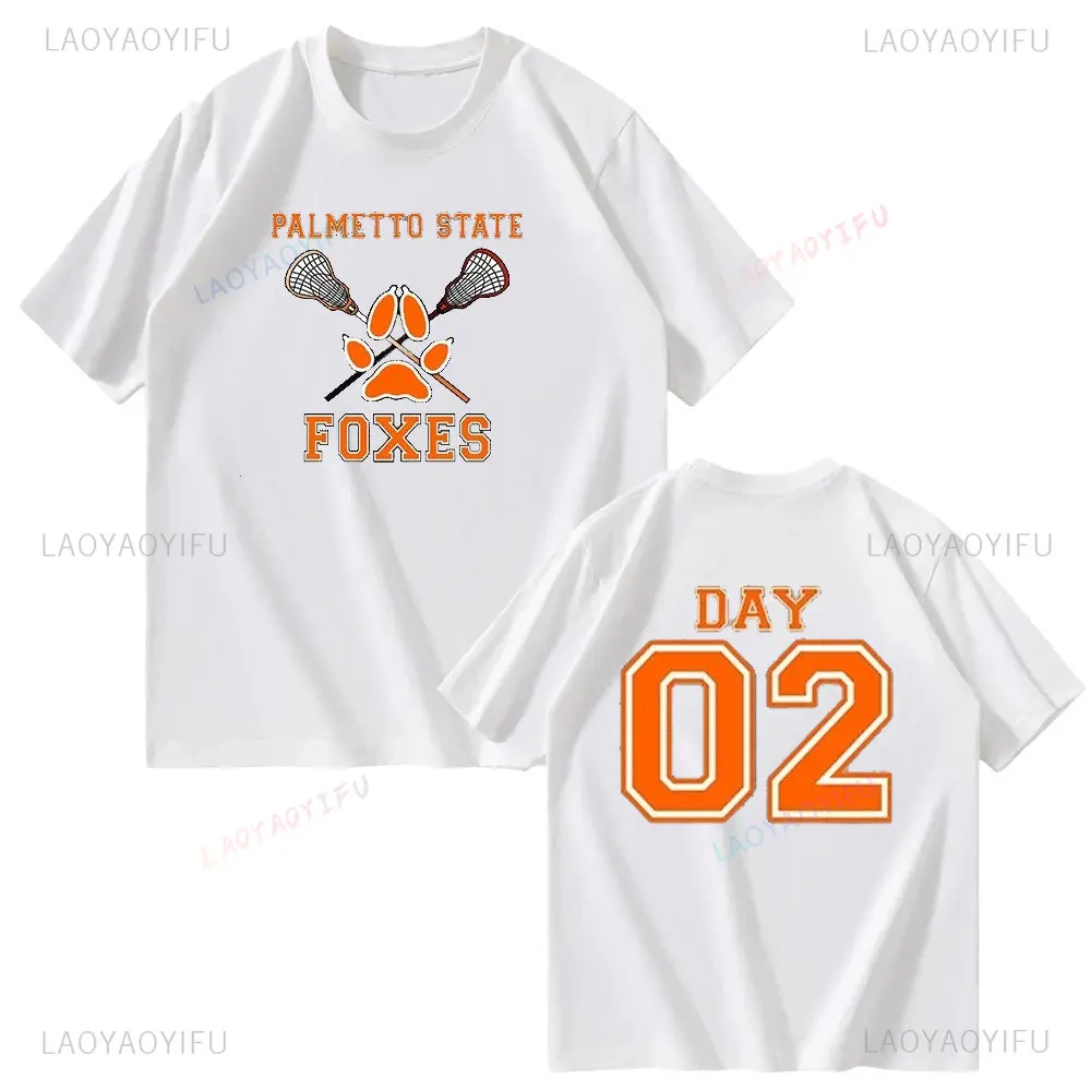 All for The Game Palmetto State Foxes Andrew Minyard Cotton High Quality EU Size Tops Men T-Shirt Y2k Unisex Harajuku Clothing