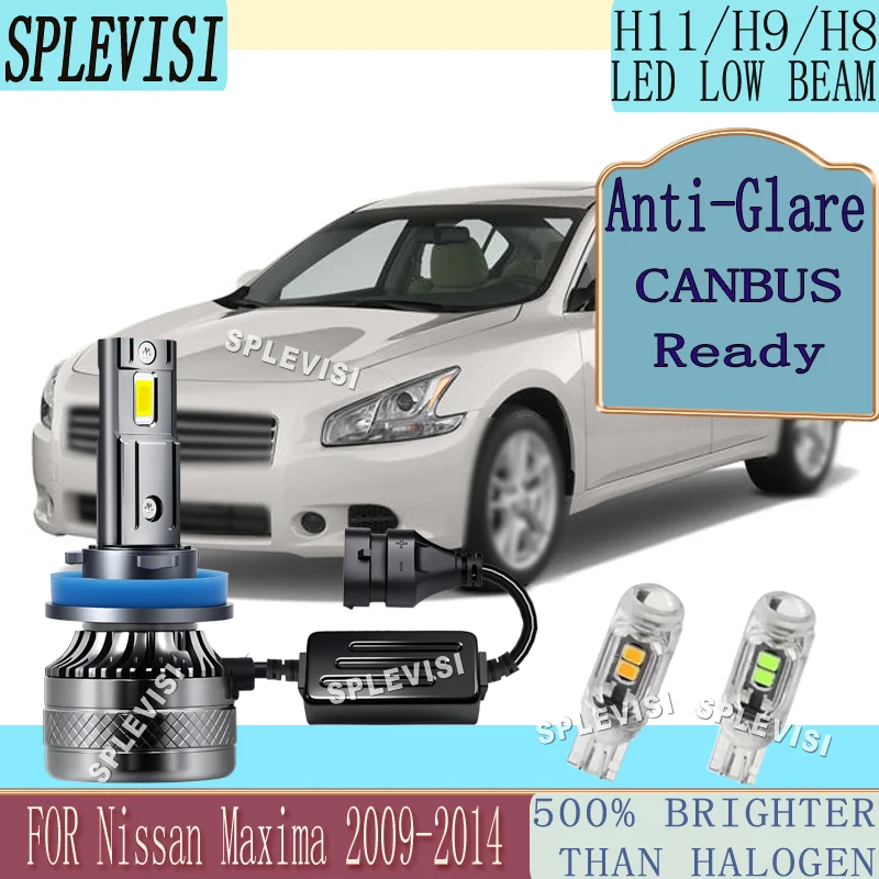 

Low Voltage Protection Long lasting up to 60,000 Hours DC 12V-24V LED Low Beam For Nissan Maxima 2009 2010 2011 2012 2013 2014