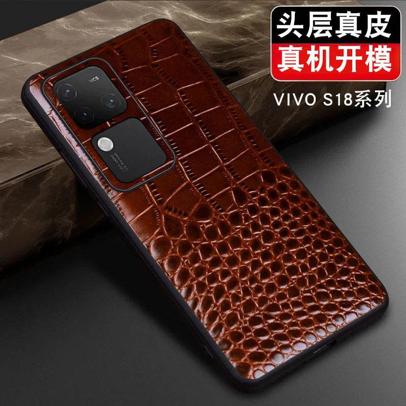 

Новый роскошный чехол-книжка Wobiloo из натуральной коровьей кожи с магнитной застежкой для мобильных телефонов Vivo S30, S19, S18 Pro