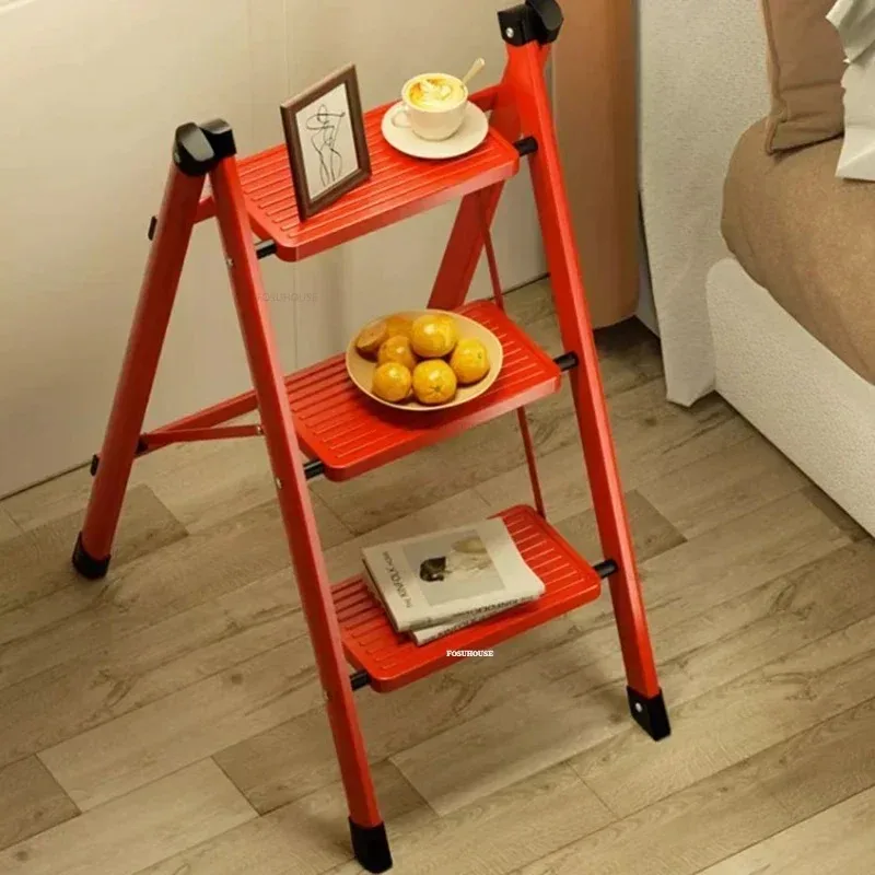 Домашняя складная лестница, телескопическая утолщенная лестница «елочка», современная внутренняя лестница, небольшой табурет-ступенька, многофункциональные стремянки L