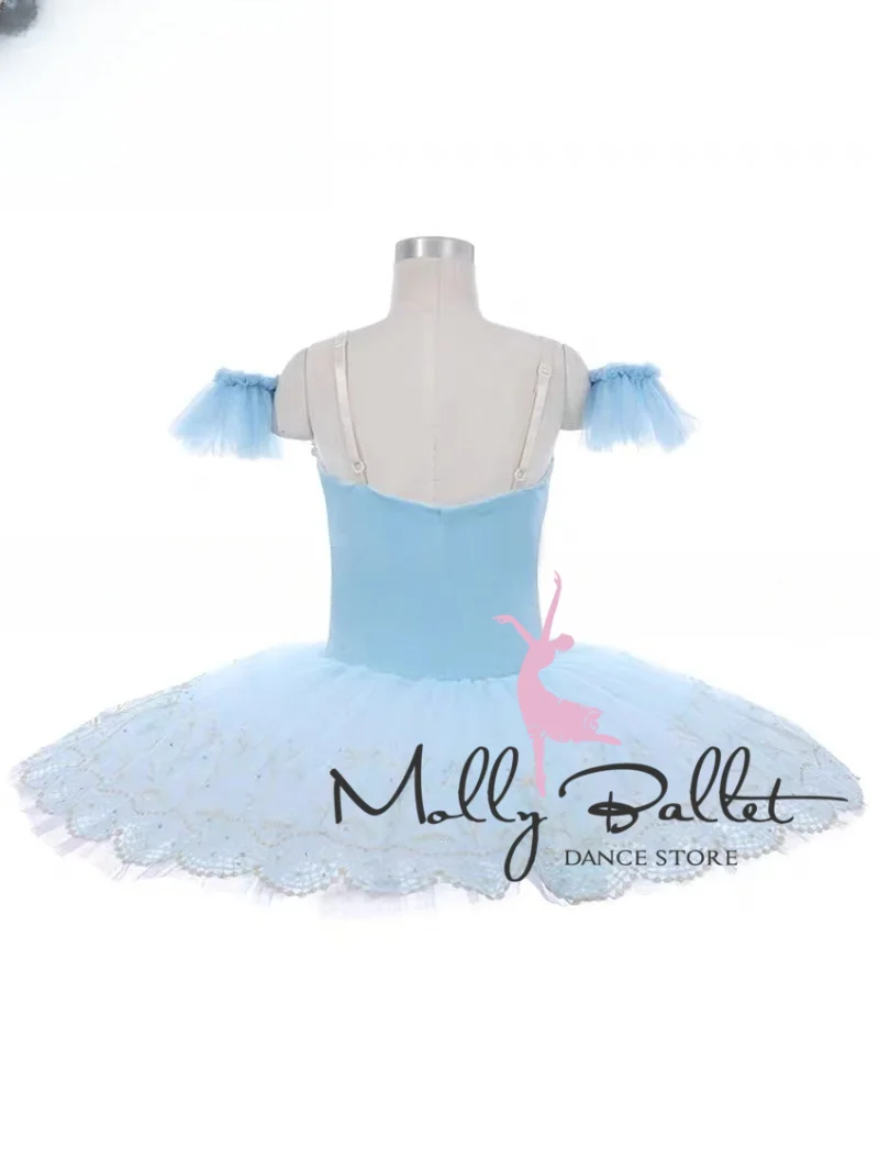 Customized children's adult blue bird tutu ballet TUTU gauze skirt professional international competition performance