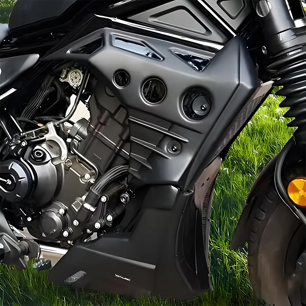 2017-2024 Honda Rebel CMX 300 500 CMX300 CMX500 Osłona silnika Motocyklowa Formowana wtryskowo Dolna Osłona Boczna Owiewka