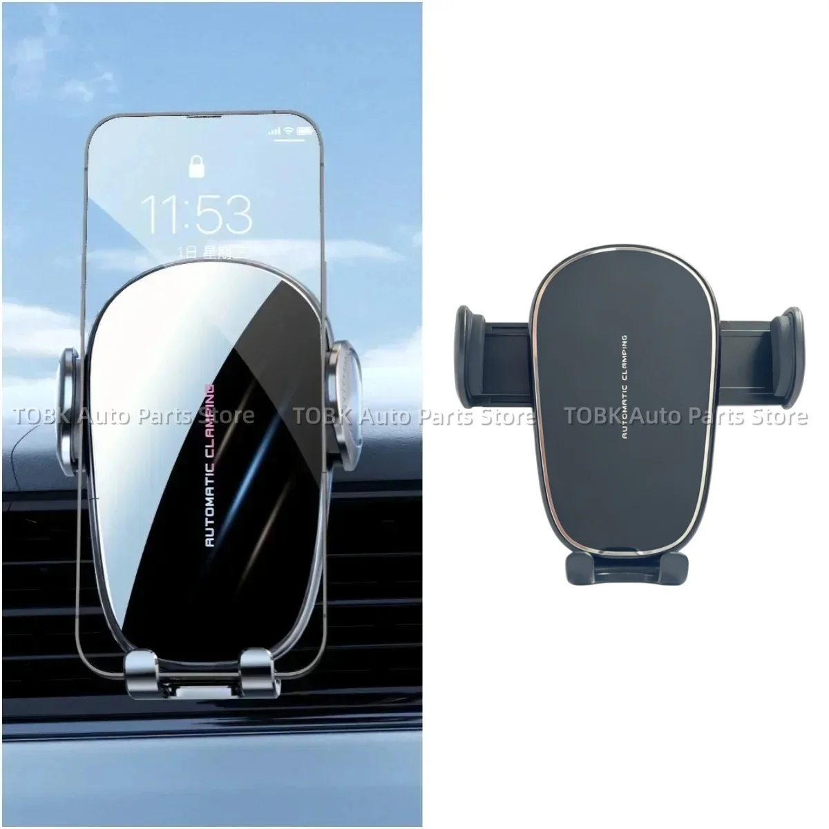 For Mercedes Benz ML W164 350 2005-2010 Car Phone Holder Strong Special Fixed Bracket Base Wireless Charging Cars Accessories