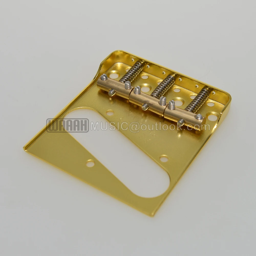 52\'s Style Electric Guitar Bridge Brass Saddle Bridge For Tlcaster Guitar Electric Guitar Parts Accessories