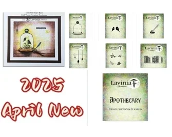 

Lavinia Stamps The Dreamatorium Bundle Apothecary Scrapbook Diary Decoration Stencil Embossing Template DIY Greeting Card
