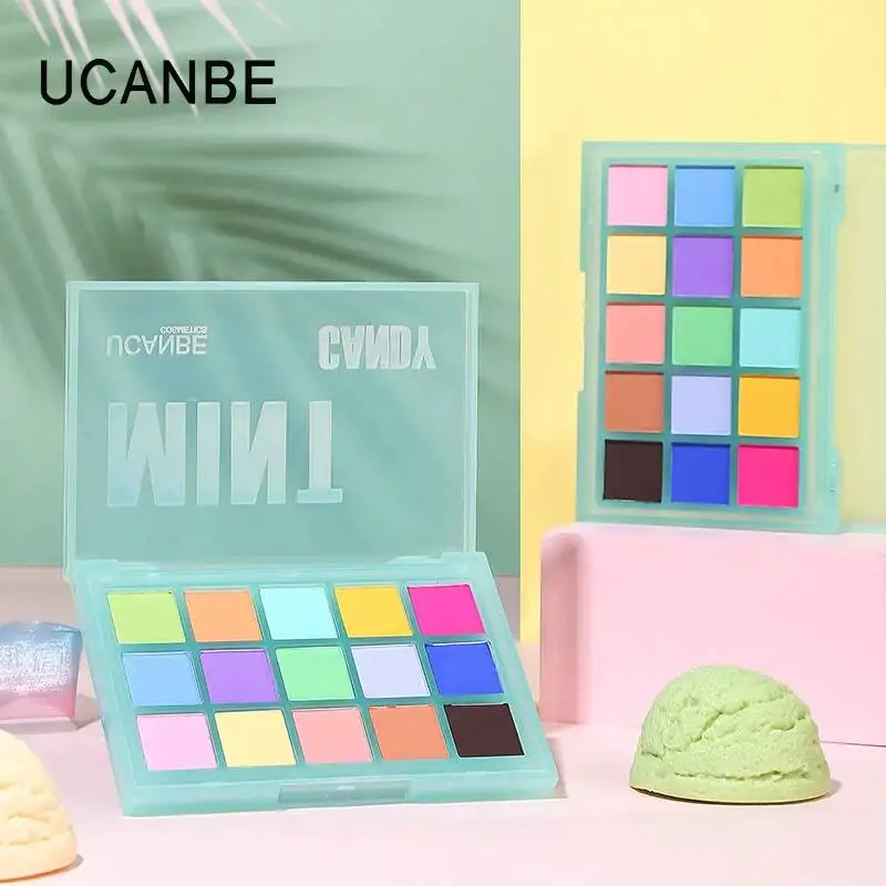 

Ucanbe Macaron Eyeshadow Palette Colorful Multi-color Matte Performance Stage Makeup Rainbow Dopamine