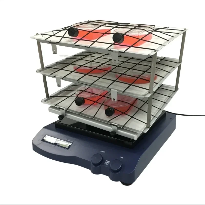 

Лабораторный шейкер с регулируемой скоростью, 5 кг, 3D орбитальный роторный шейкер, двухслойный роторный инкубатор, шейкер для колбы