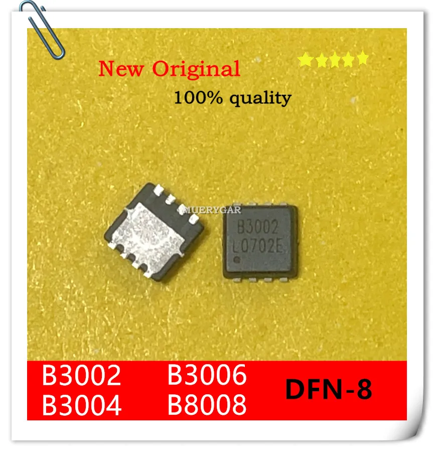 (10-500pieces/lot)100%New  FKBB3002  B3002   FKBB3004   B3004   FKBB3006  B3006   B8008  DFN-8  MOSFET SIZE:3X3MM  Free Shipping