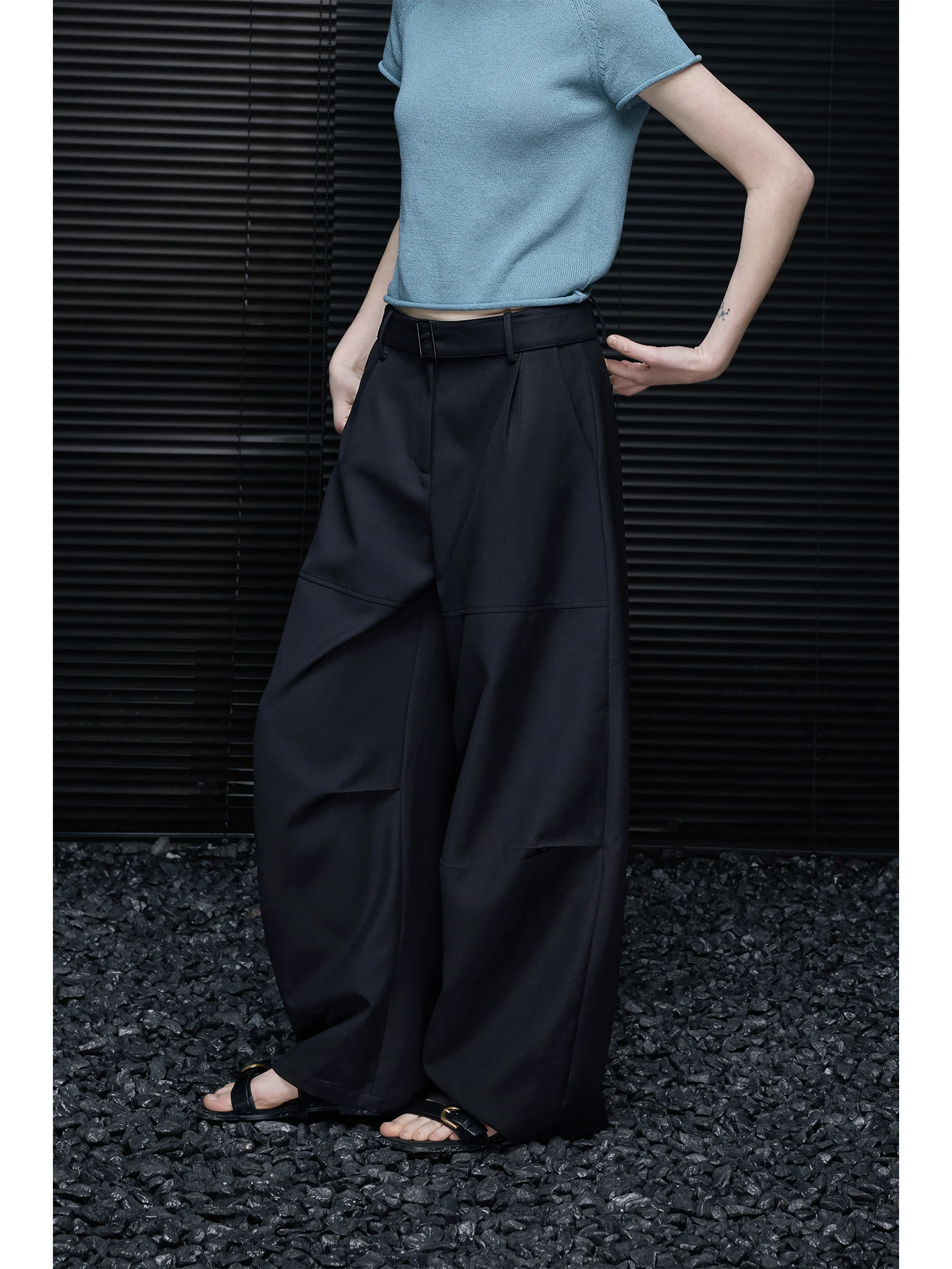 

Bla Wide Leg Suit Pants Women's Loose Feel Simple Match Spring New Sle Knife Trousers Casual Ele Faion