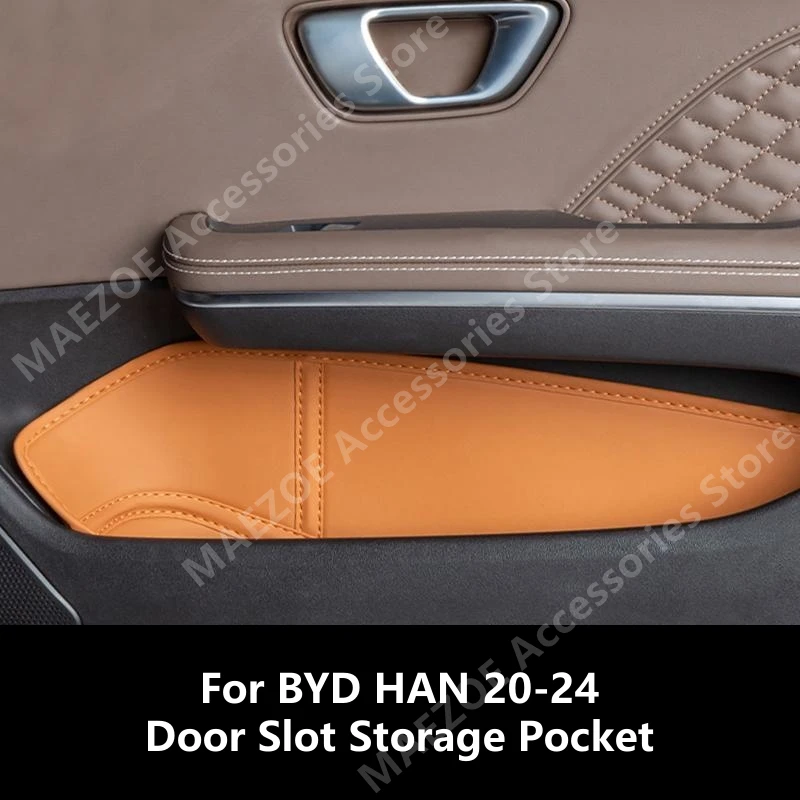 For BYD HAN 20-24 Door Slot Storage Pocket,Car Interior Decoration Modification Protection Accessories Refit