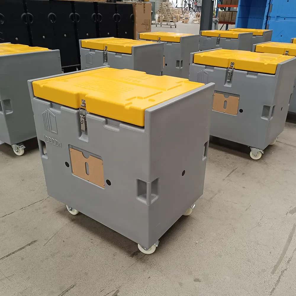 130L Rotomolding Process Insulated Dry Ice Storage Container Factory Manufactured Shipping Cold Storage Tank