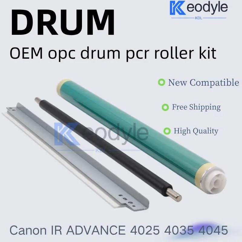 OEM OPC Drum Kit For Canon IR ADVANCE 4025 4035 4045 4051 4225 4235 4245 4251 Drum Cleaning Blade PCR Primary Charge Roller Part