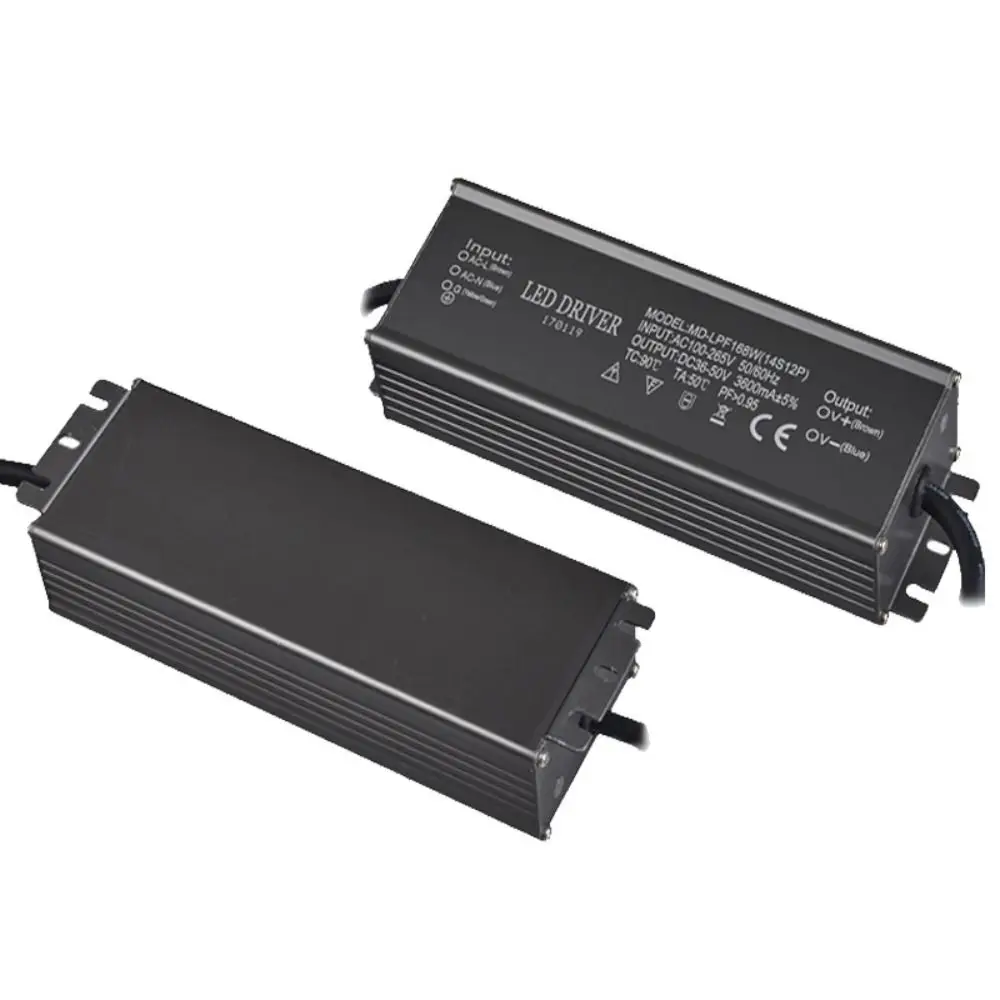 1500mA LED Driver Power Supply AC 85-265V to DC24-36V Waterproof LED Lamp Transformer Aluminum Isolated 50W
