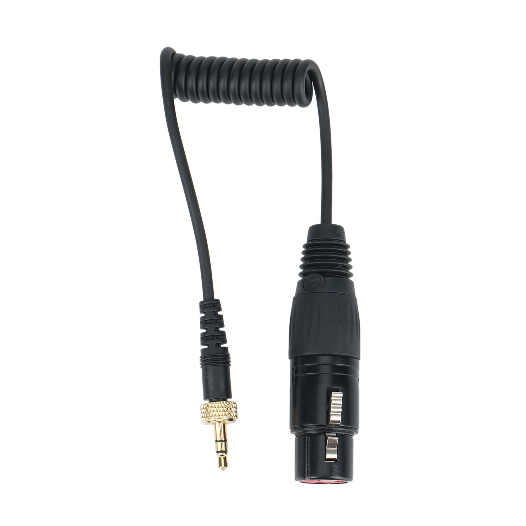 B76B for Saramonic Locking Type 3.5mm to 3.5mm TRS to XLR Female Microphone Output Universal Audio Cable for Wireless Receivers