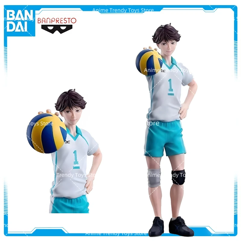 Em Estoque Original BANPRESTO Haikyuu!! Figura Toru Oikawa Modelo de Anime Brinquedo Original Embalado WY