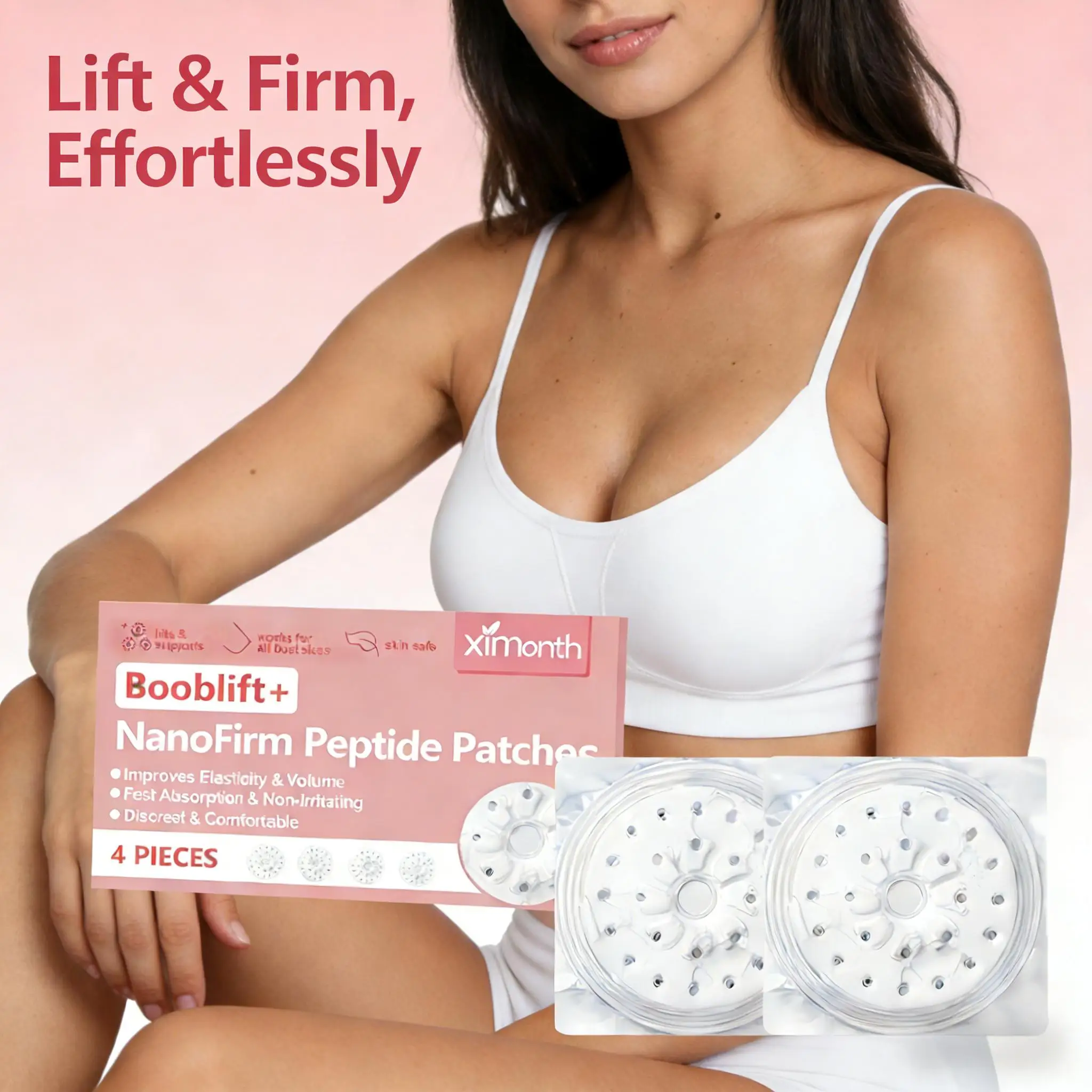 Breast Enlargement Patch Enhance Collagen Increase Chest Size Promote Bigger Boobs Improve Elasticity Plump Breast Lift Sticker