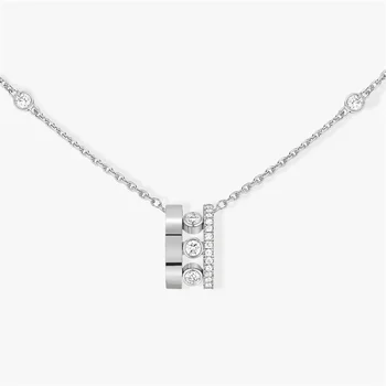 S925 silver necklace movement ROMANE pendant necklace, unique personality, luxury jewelry, High-end party gift