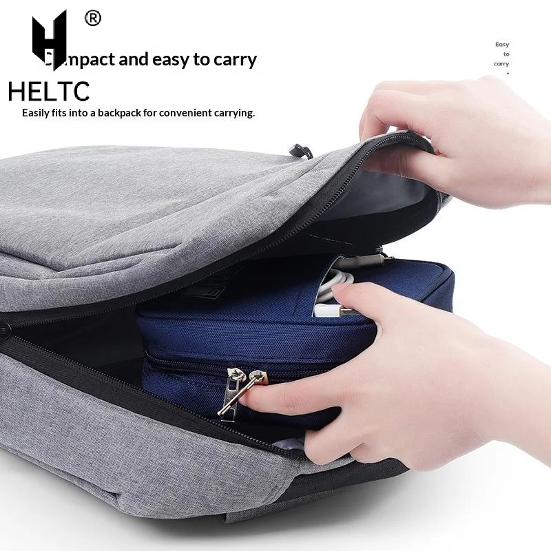 Waterproof Portable Cable Organizer Bag Travel Digital Accessories Pouch For USB Bank Earphones Storage Case