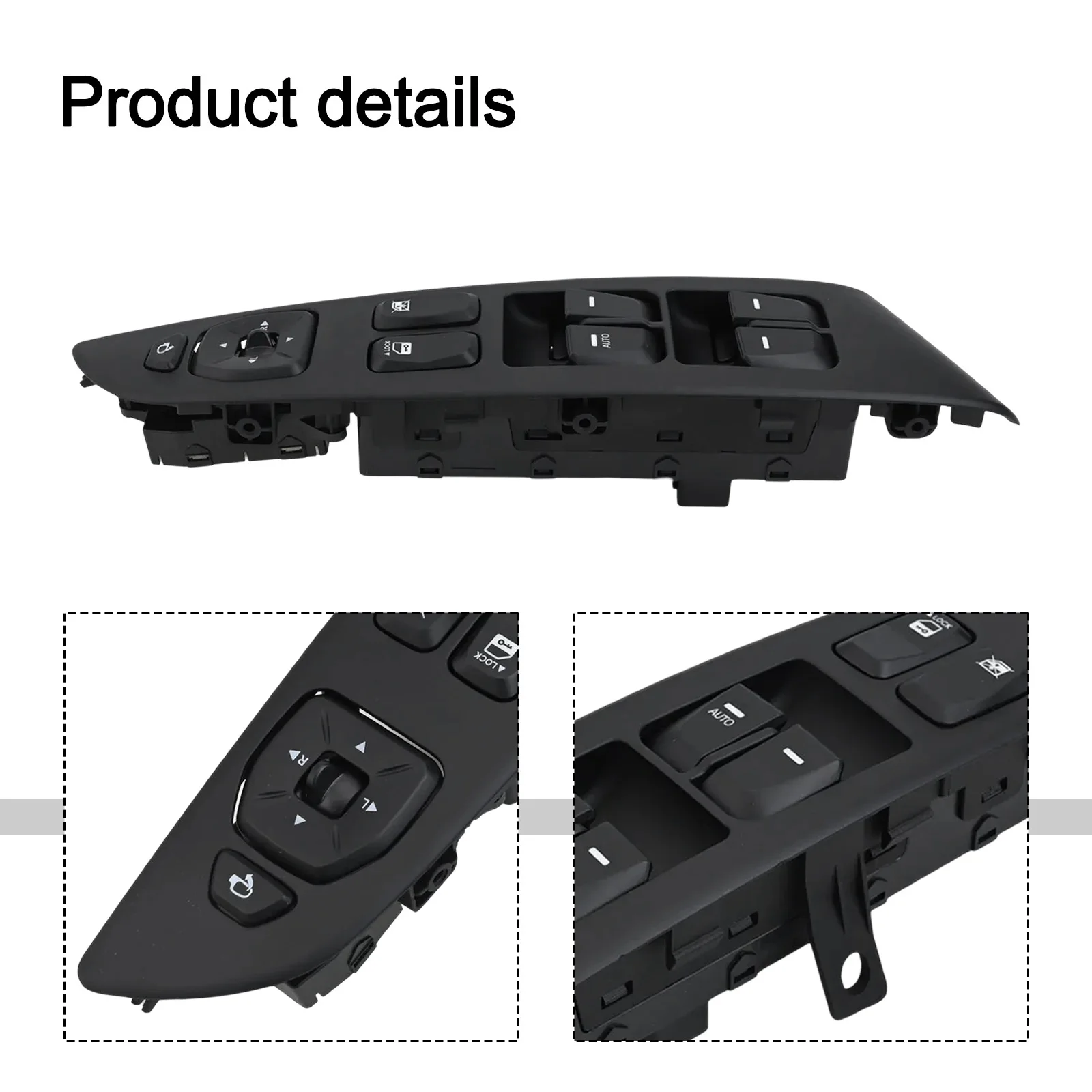 High Universality Master Power Window Switch Car Window Switch Easy To Install High-quality Materials Quick To Use