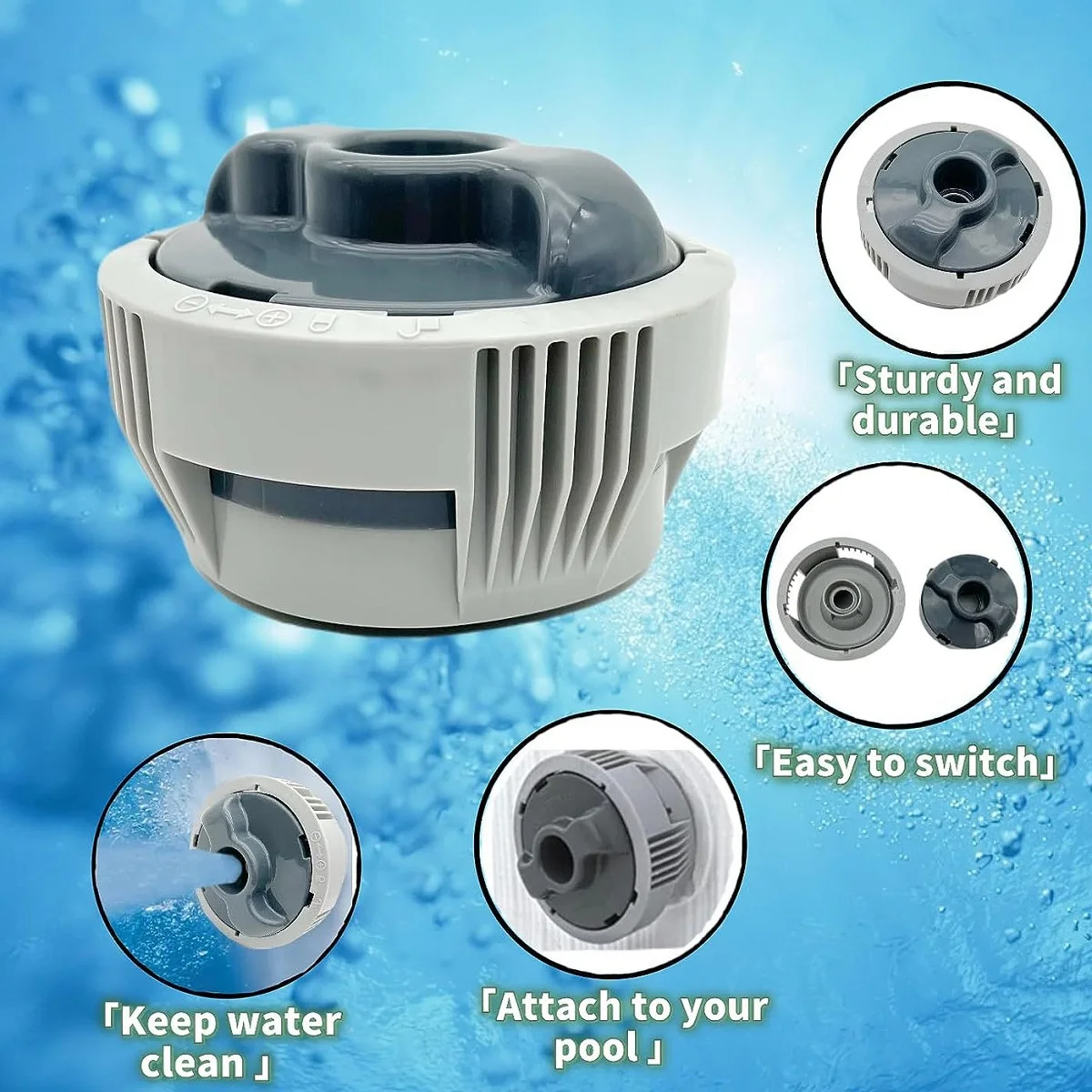 Chemical Chlorine Dispenser System for Bestway Lay Z Hot Tub Spa and Whirl Pools P05345 P03821 Chemical Dispenser