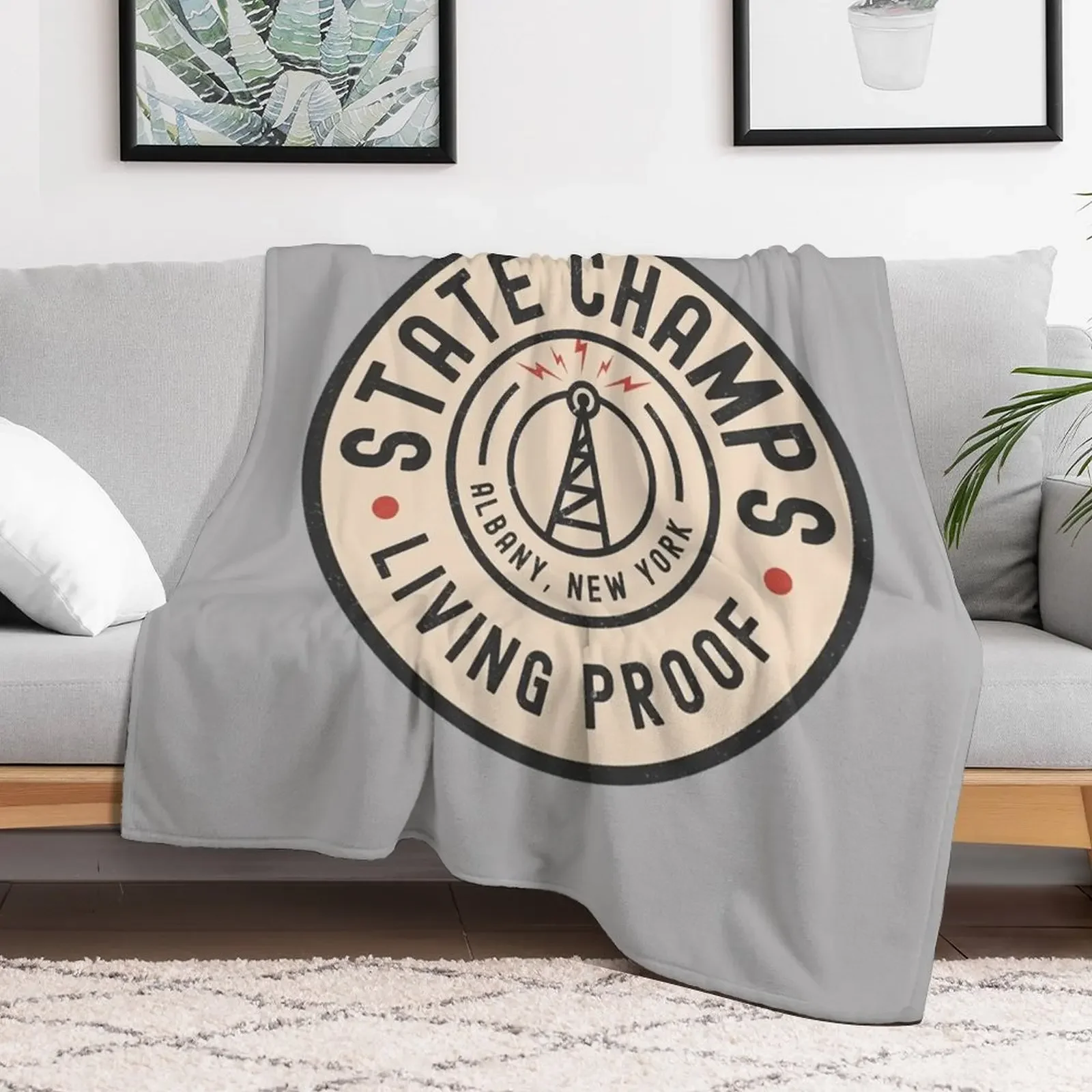 State Camps Living Proof Throw Blanket Large Summer Blankets