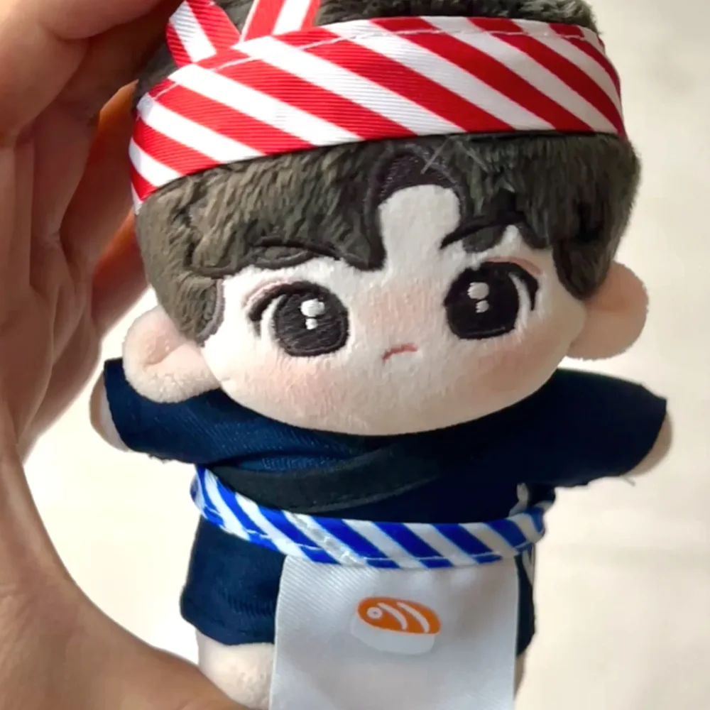 

Sushi Chef 10cm Cotton Doll Clothes Dress Up Japanese Style Doll Clothes Outfit Creative Funny Doll Clothes Set Children's Gift