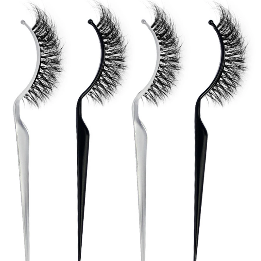 

6Pcs Fake Eyelash Wearing Display Tool Adjustable Curve Eyelash Grafting Transparent Salon Auxiliary