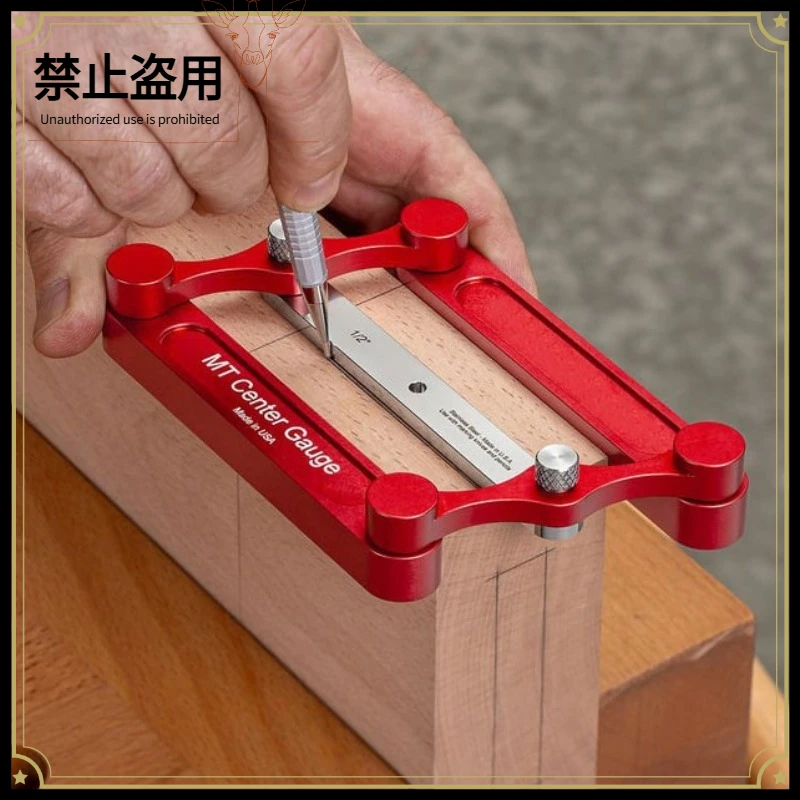 Woodworking Dowel Hole Locator Center Gauge Drill Jig flag pole