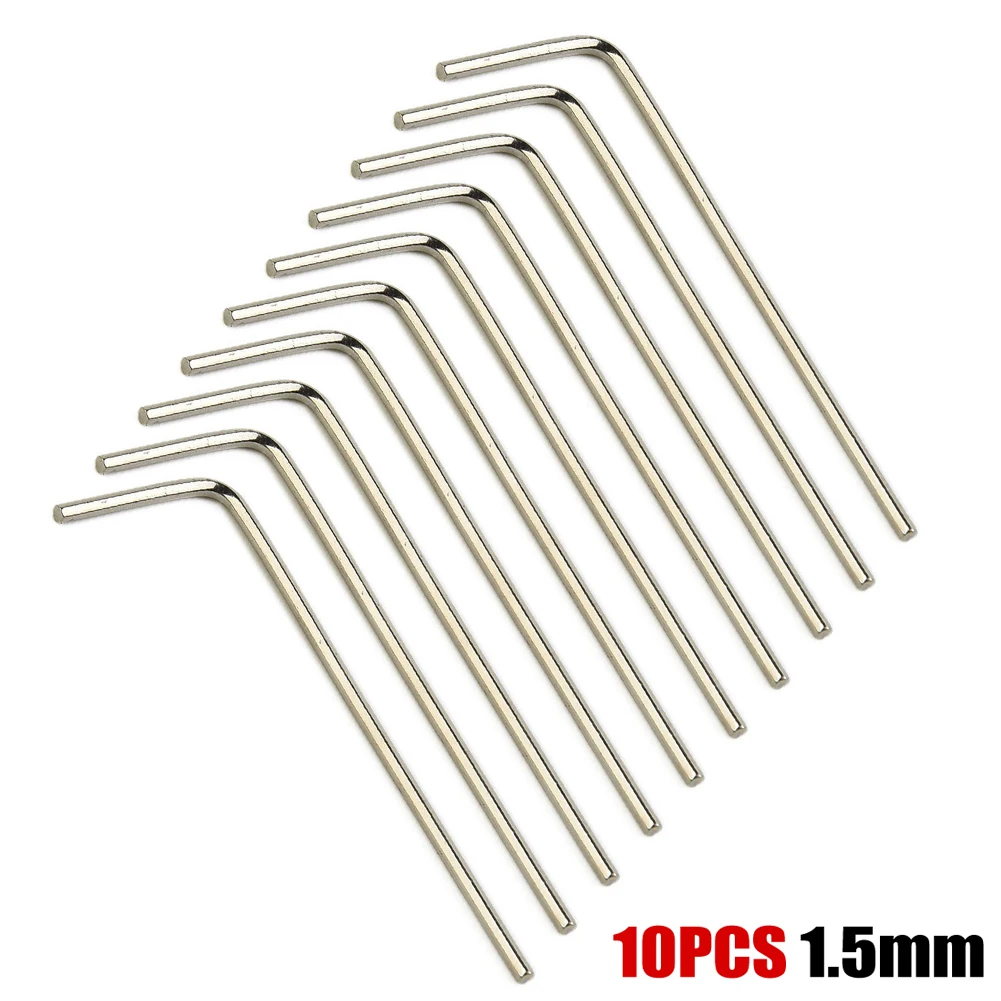 10pcs L-Shape Hex Wrenches For Standard Hex Socket Fasteners Uniform Material Properties And Controlled Heat Treatment Process
