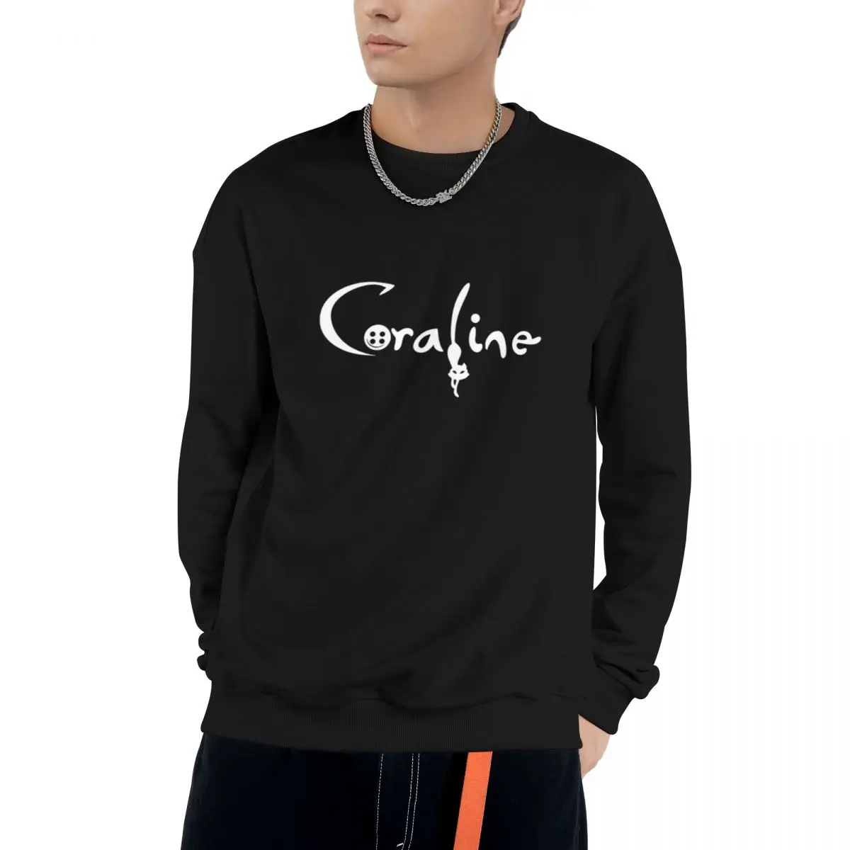 

Coraline Luxury Design Hoodie Men's Cotton Casual Vintage Streetwear Tops Sets