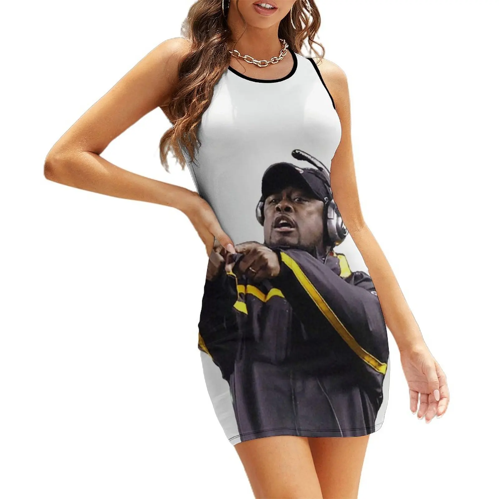 

Mike Tomlin Sleeveless Sundress sexy short dresses daring Woman clothes summer dress for women 2025 women's evening dress 2025