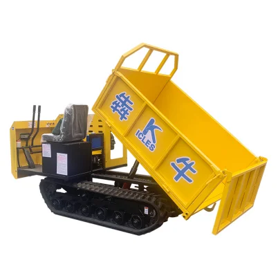 Customized Diesel Seated Dumper Self-loading Dumping Tracked Mini Dumper Truck Site Dumpers For Construction