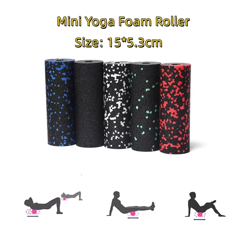 Mini Foam Roller Yoga Column Heavy Duty Massage Column Portable Muscle Roller EPP Hollow Massage Roller for Bodybuilding
