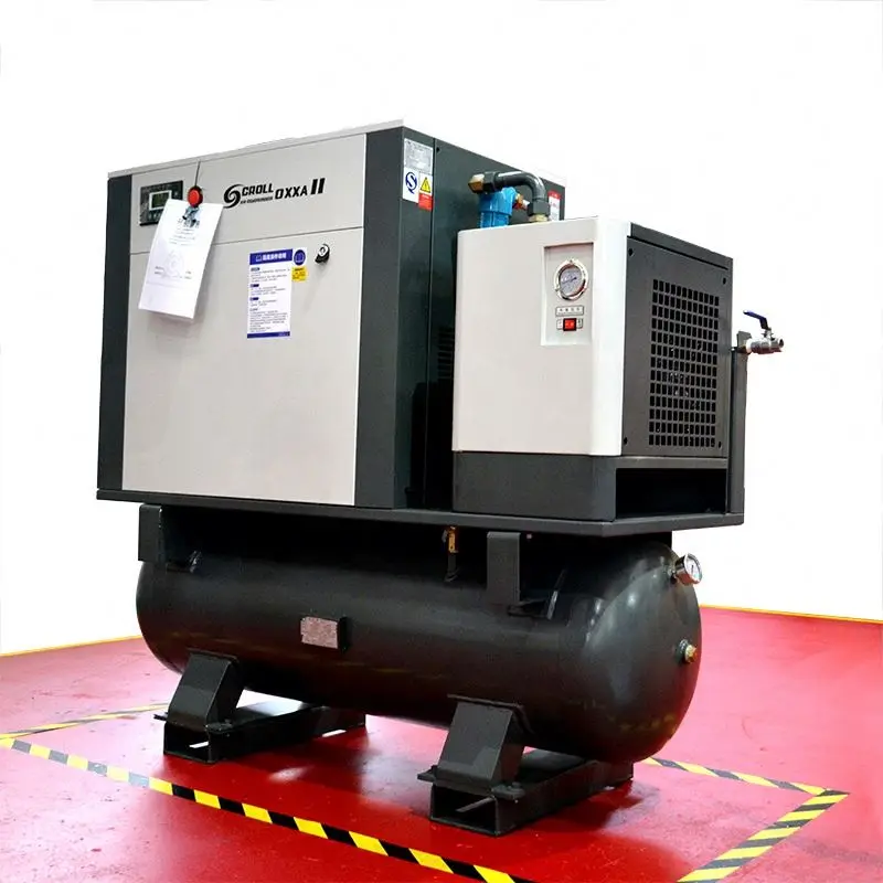 STARS 2024 New Technology Energy-saving 4.5kw 6hp Industrial Silent Small Scroll Air Compressor with 75L Tank