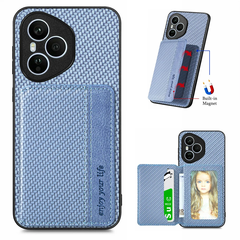 Für Honor 600 Pro Honor400 Lite Karten-Lederhülle RFID 360° Schutz Brieftasche Rückseite Honor 400 Smart Case Magnet Flip Cover Etui