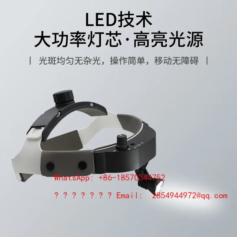 Dental Headband Headlamp, Head-mounted LED Lamp Brightness Adjustable, High-brightness Concentrating