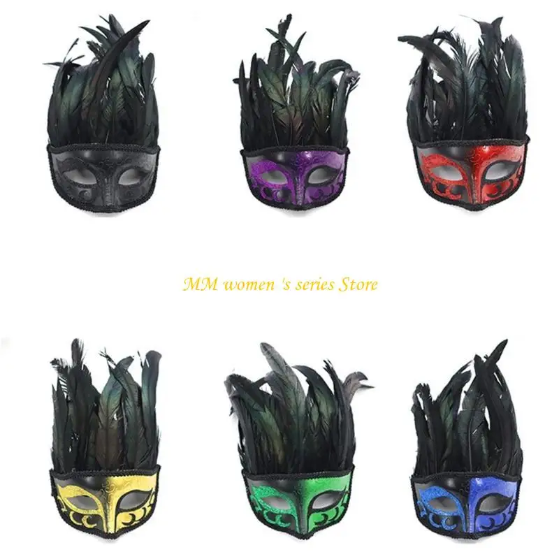 Q39cのマスカレード装飾マスク女性の男性ハロウィーンマスクコスチュームアクセサリー