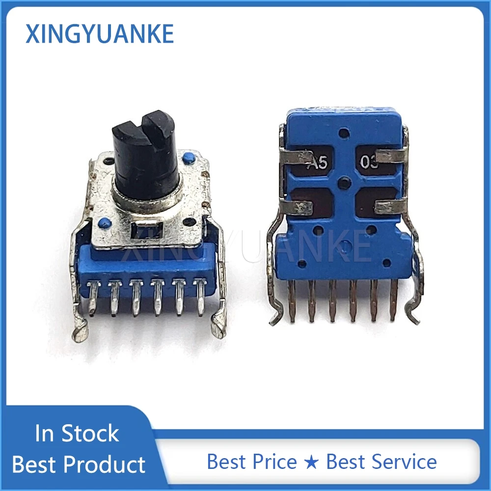 3PCS RK12 Type Horizontale Duplex 6-Pin A50K Audio Volume Aanpassing Roterende Potentiometer A503 Half As Lengte 7MMF